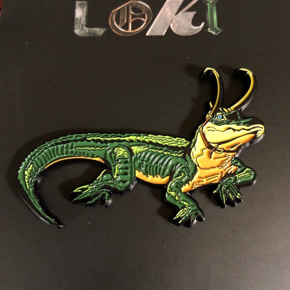 LIMITED EDITION Disney+ Marvel Alligator Loki pin